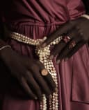 Thumbnail 2 de Ginette NY Anillo cocktail piedra rosa Talla 11