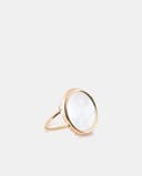Thumbnail principal de Ginette NY Anillo Disc Rings de oro y nácar 💍