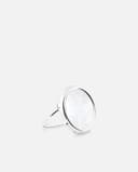 Thumbnail principal de Ginette NY Anillo Disc Rings de oro y madreperla blanca