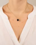 Thumbnail 1 de Ginette NY Colgante Angele de oro con ónix negro