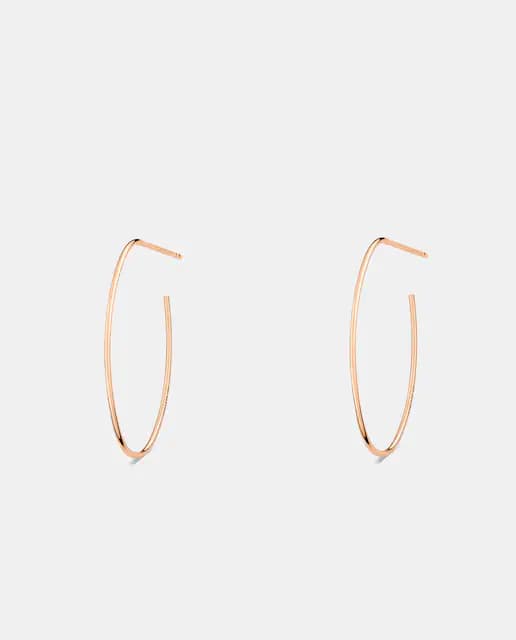 Imagen de Ginette NY Pendientes de aro Ellipses & Seq en oro 🟡 en OfertitasTOP