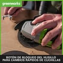 Thumbnail 4 de Greenworks GD24AGK4 Amoladora 125 mm, 24 V 4 Ah 📷