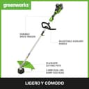 Thumbnail 1 de Greenworks GD24X2TX Recortadora 24V, 40 cm 📷