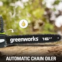 Thumbnail 3 de Greenworks Motosierra de batería GD40CS40 40V, corta 40cm, brushless ⚡