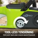 Thumbnail 4 de Greenworks Motosierra de batería GD40CS40 40V, corta 40cm, brushless ⚡