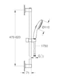 Thumbnail 8 de GROHE Vitalio Start 110 — conjunto de ducha 27948001 🚿