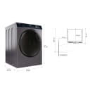 Thumbnail 1 de Haier HWD80B14939S8-IB lavadora secadora 8 kg, 1.400 rpm 🧺