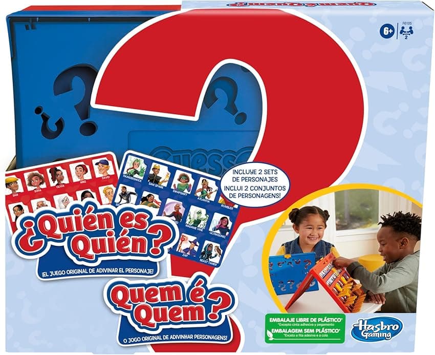 Imagen de Hasbro Gaming ¿Quién Es Quién? Juego de mesa para 2 jugadores 🎲 en OfertitasTOP