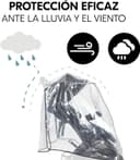 Thumbnail 1 de hauck Plastico Lluvia Universal Carro Gemelar protector transparente con borde reflectante 🧸