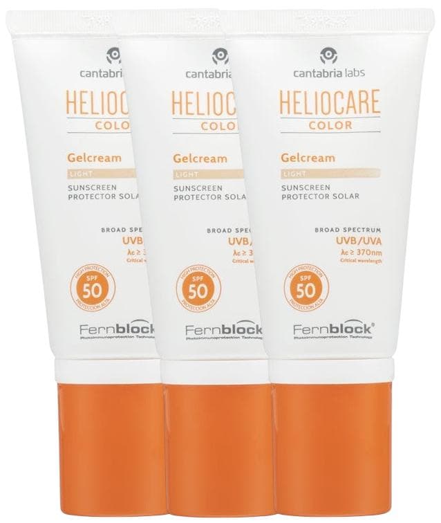 Imagen de Heliocare Color Gelcream Light SPF50 - Pack 3x50 ml ☀️ en OfertitasTOP