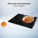 Thumbnail 4 de Hisense E6322C Vitrocerámica 3 Zonas 🥘 Biselada y Resistente