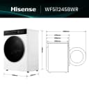 Thumbnail 1 de Hisense Lavadora 12kg con Vapor y 1400rpm 🧺