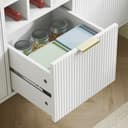 Thumbnail 8 de HOMCOM Alacena de Cocina con Vidrio y Botellero 🏡