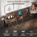 Thumbnail 3 de HOMCOM Mesa de Consola Industrial con Carga 📱 Rústica