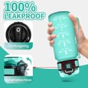 Thumbnail 2 de HoneyHolly Botellas de Agua Infantil 500ML con Marcador⏱️