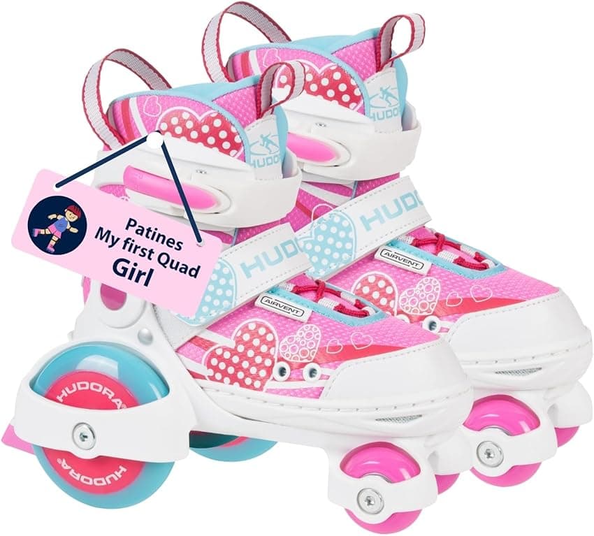 Imagen de HUDORA Roller Skates My First Quad — Patines infantiles ajustables 20 kg en OfertitasTOP