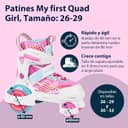Thumbnail 1 de HUDORA Roller Skates My First Quad — Patines infantiles ajustables 20 kg