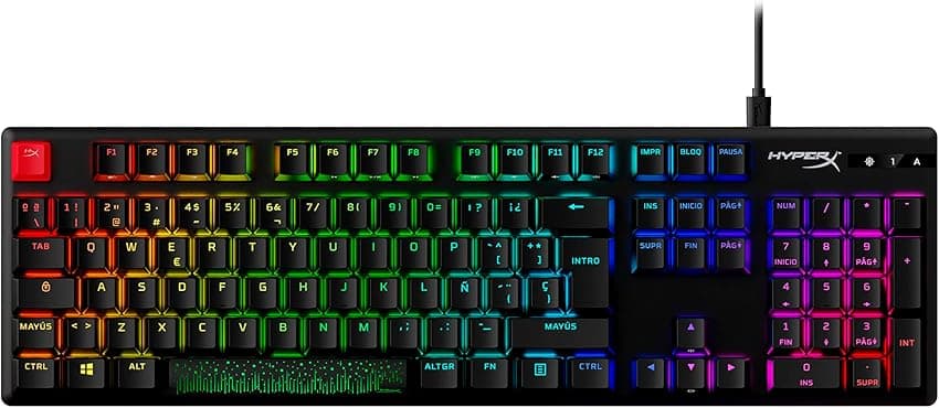 Imagen de HyperX Alloy Core RGB Teclado gaming membrana QWERTY Español 🎮 en OfertitasTOP
