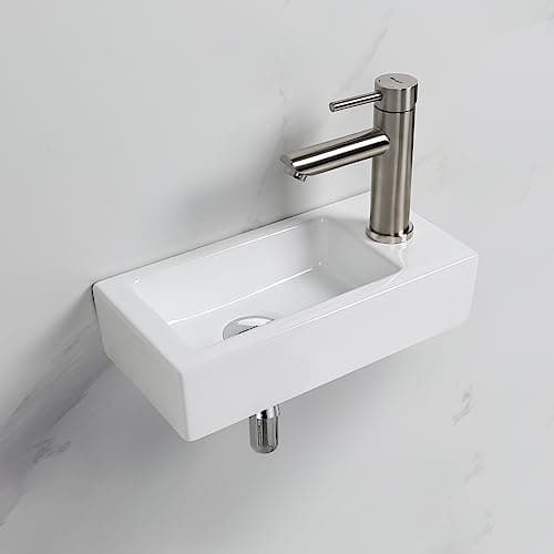 Imagen de Ibergrif M41102-R Lavabo cerámica derecha 376×188×93 mm 🚽 en OfertitasTOP