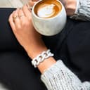 Thumbnail 5 de ICE Jewellery Chain bracelet Pulsera malla rosa XL 020349 💍