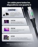 Thumbnail 7 de INIU 240W Cable USB-C 2 m PD 3.0 para móviles 📱