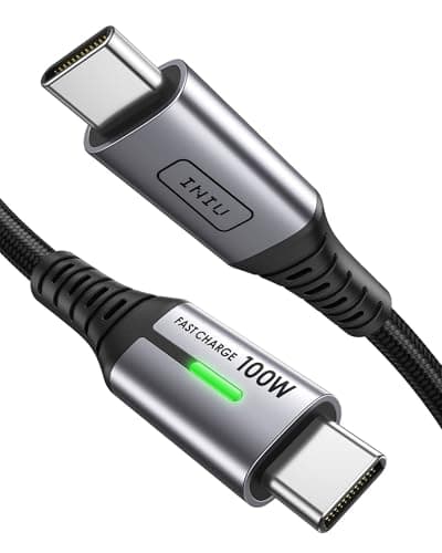 Imagen de INIU Cable USB C a USB C 100W 2 m para MacBook y móviles 📱 en OfertitasTOP