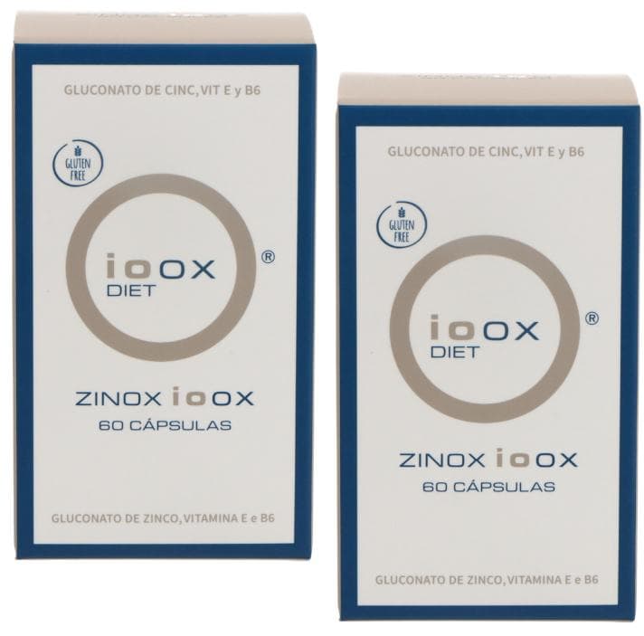 Imagen de Ioox Zinox Gluconato de Zinc 2x60 Cápsulas 💊 Suplemento Esencial en OfertitasTOP
