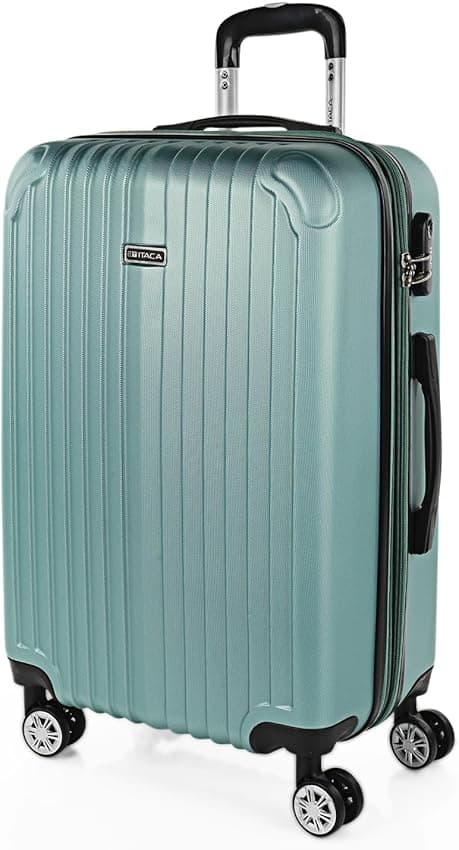 Imagen de ITACA Maleta mediana trolley 23 kg aguamarina 🧳 en OfertitasTOP