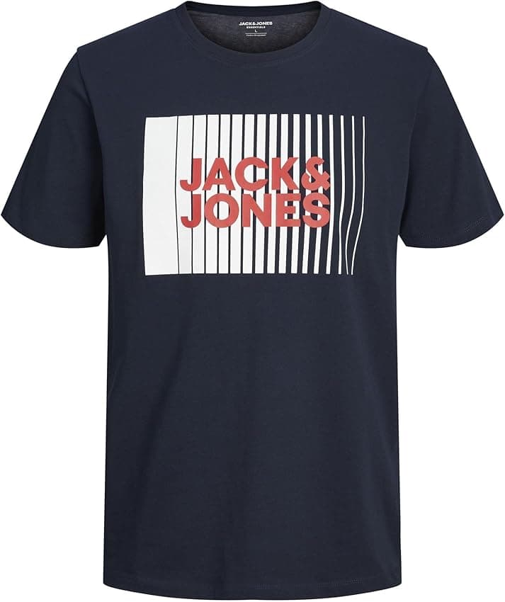 Imagen de JACK & JONES Corp Camiseta cuello redondo XXL para Hombre Navy Blazer XXXXL en OfertitasTOP