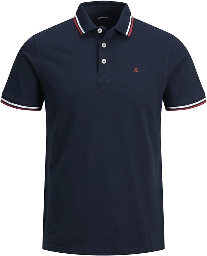 Imagen de Jack & Jones Jjepaulos Polo hombre XL 100% algodón en OfertitasTOP
