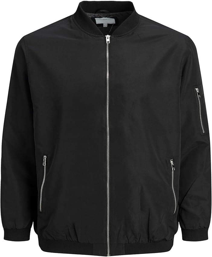 Imagen de Jack & Jones Jjerush Chaqueta bomber 4XL negro en OfertitasTOP
