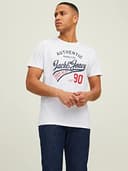 Thumbnail 2 de JACK & JONES Jjethan tee SS Crew Neck XL — 3 camisetas negras, blancas y azul marino