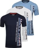 Thumbnail 1 de JACK & JONES Jjethan tee SS Crew Neck — Pack 3 camisetas L