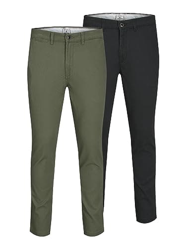 Imagen de JACK & JONES Jjimarco Jjdave Sa 2 Pack pantalones negros 27/30 👖 en OfertitasTOP