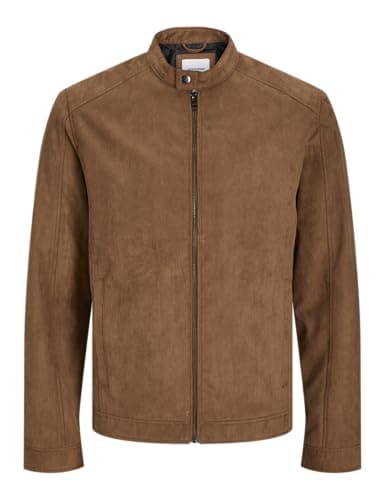 Imagen de Jack & Jones Synthetic Suede Jacket cazadora gamuza cognac talla M 👕 en OfertitasTOP