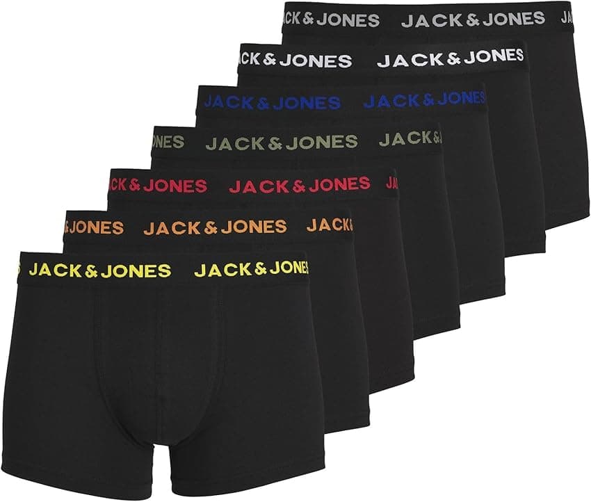 Imagen de Jack & Jones Trunks 7-Pack negro L 👙 en OfertitasTOP