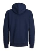 Thumbnail 2 de JACK & JONES Zip Hoodie Plain Navy Blazer L 🎽