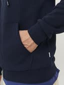 Thumbnail 7 de JACK & JONES Zip Hoodie Plain Navy Blazer L 🎽