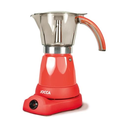 Imagen de Jocca Cafetera italiana eléctrica 6 tazas, base 360° ☕ en OfertitasTOP