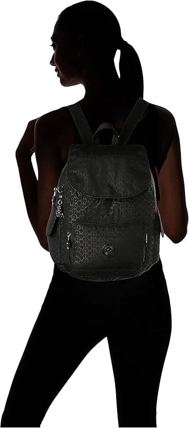 Imagen de Kipling City Pack S mochila pequeña, Signature Emb 🎒 en OfertitasTOP