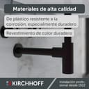 Thumbnail 6 de Kirchhoff 98803828 fregadero con sifón negro 🚰