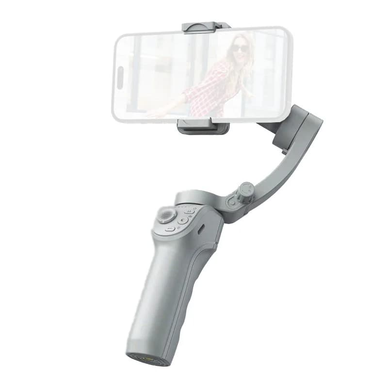 Imagen de Klack M01 Estabilizador gimbal 3 ejes con luz de relleno en OfertitasTOP