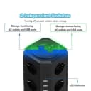 Thumbnail 3 de Klack Regleta vertical 12 Schuko, 4000 W, 2 m 🪫