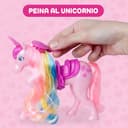 Thumbnail 3 de KOOKYLOOS Rainbow Unicorn unicornio con pelo real y muñeca Iris 🧸