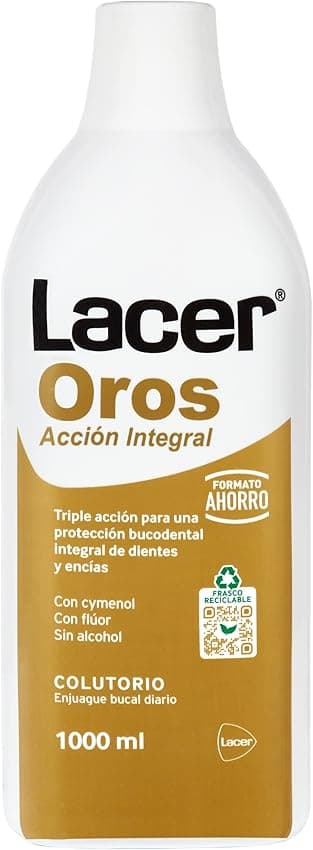 Imagen de LACER OROS Colutorio 1000 ml protección bucodental 🦷 en OfertitasTOP