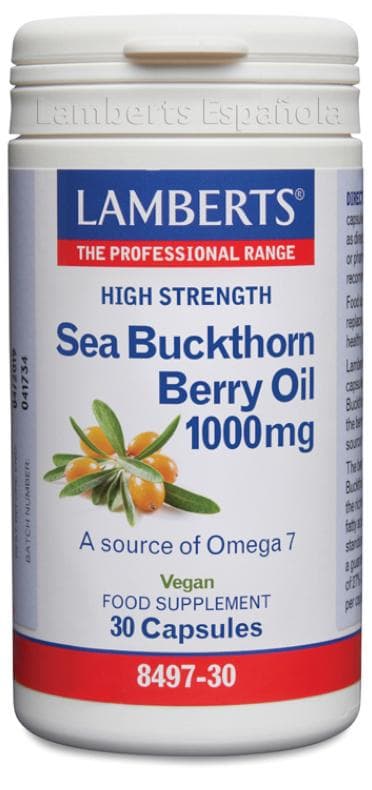 Imagen de Lamberts Aceite Espino Amarillo 1000 mg 30 cápsulas 🧴 en OfertitasTOP