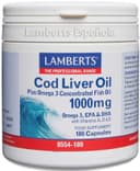 Thumbnail principal de Lamberts Aceite de Hígado de Bacalao 1000 mg — 180 cápsulas 💊