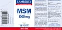 Thumbnail 1 de Lamberts MSM 1000 mg 120 tabletas 💊