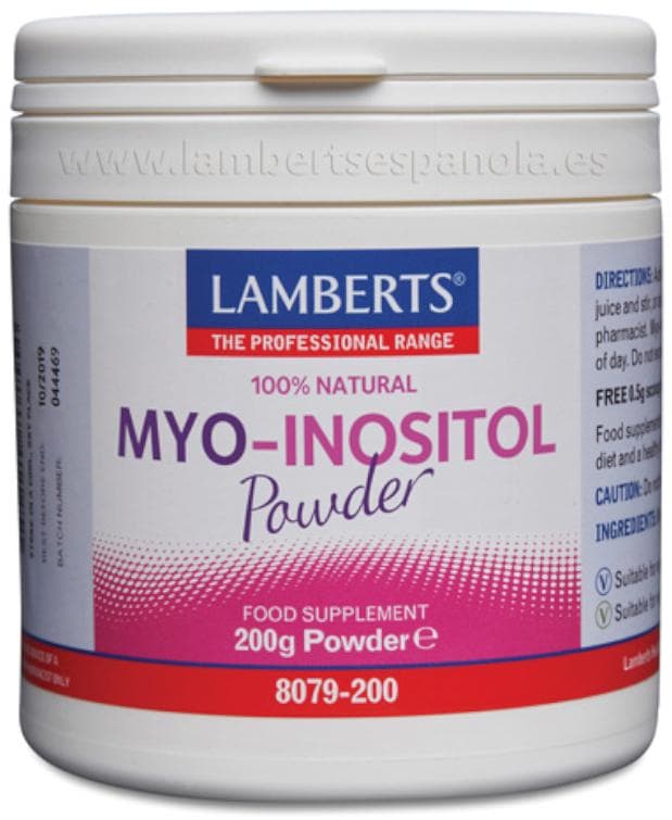 Imagen de Lamberts Myo Inositol polvo 200 g 🧴 en OfertitasTOP