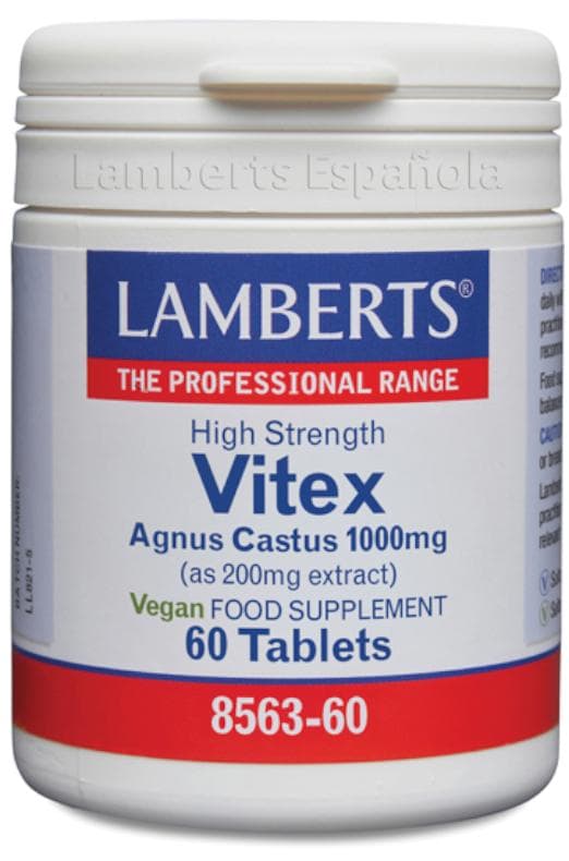 Imagen de Lamberts Vitex Agnus Castus 1000 mg 60 tabletas 💊 en OfertitasTOP
